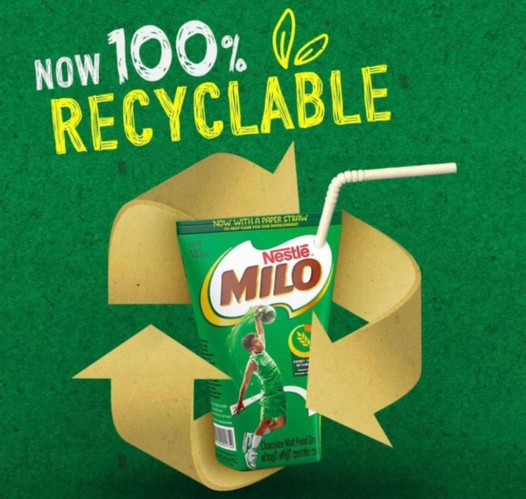 MILO introduces paper straws for packets sold in Maldives