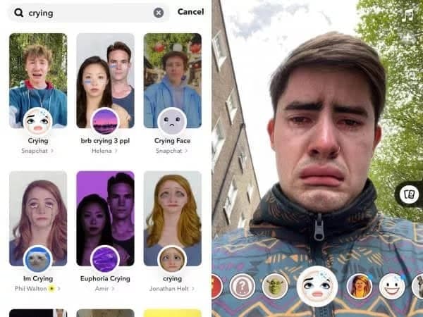 Snapchat denies that 'crying filter' depicts Amber Heard at court